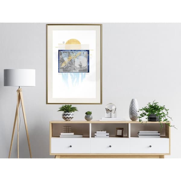 Inramad Poster / Tavla - The Coldest Continent