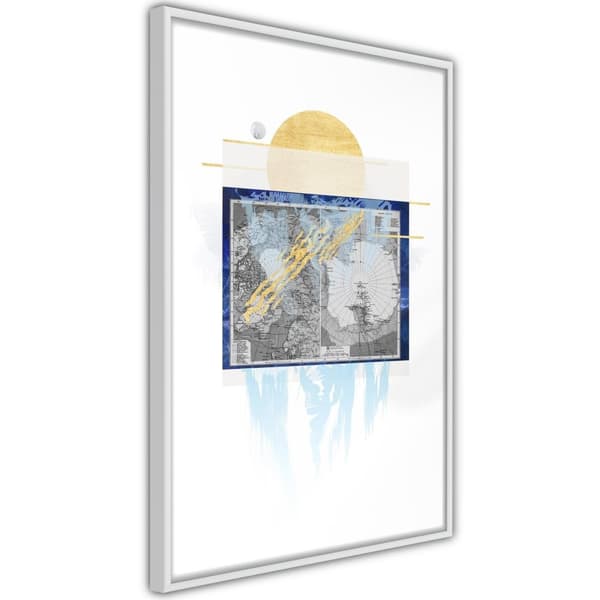 Inramad Poster / Tavla - The Coldest Continent