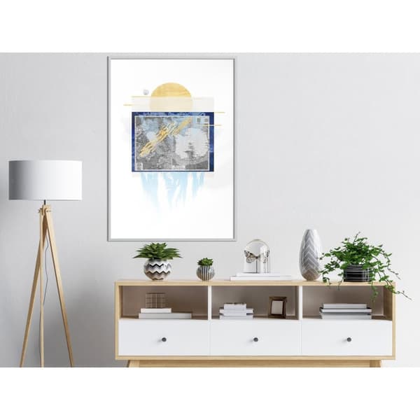 Inramad Poster / Tavla - The Coldest Continent