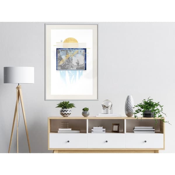 Inramad Poster / Tavla - The Coldest Continent