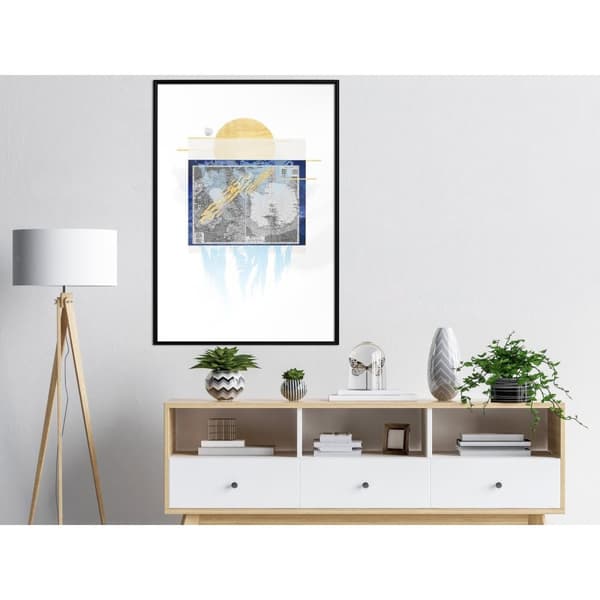 Inramad Poster / Tavla - The Coldest Continent