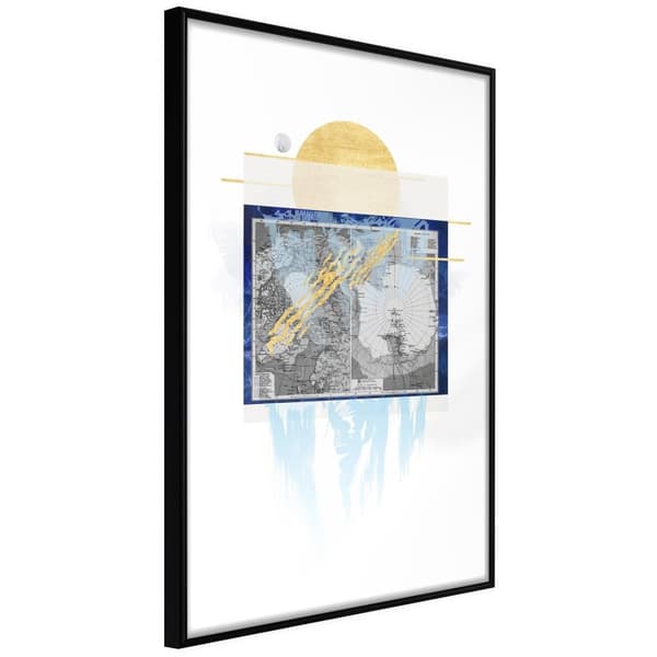 Inramad Poster / Tavla - The Coldest Continent