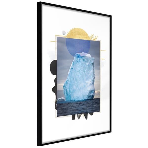 Inramad Poster / Tavla - Tip of the Iceberg