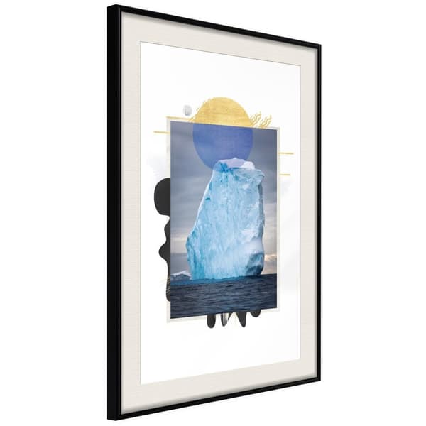 Inramad Poster / Tavla - Tip of the Iceberg