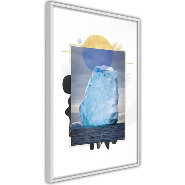 Inramad Poster / Tavla - Tip of the Iceberg