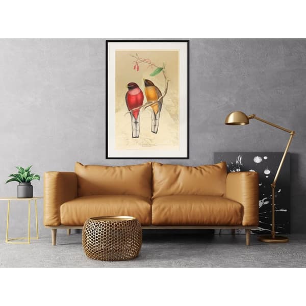 Inramad Poster / Tavla - Ornithologist's Drawings
