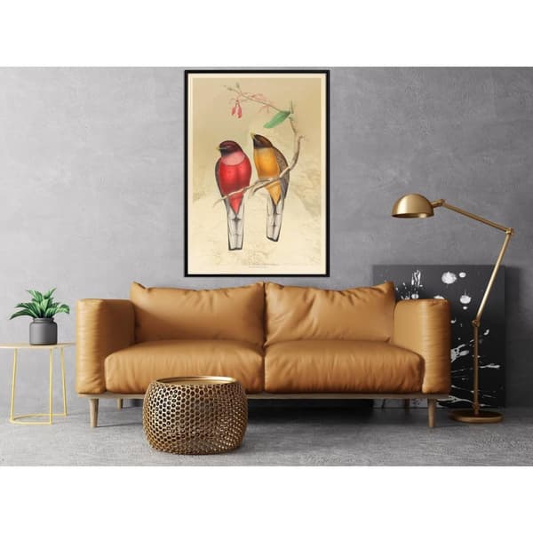 Inramad Poster / Tavla - Ornithologist's Drawings
