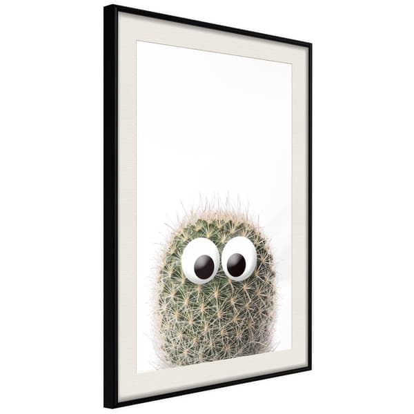Inramad Poster / Tavla - Funny Cactus II