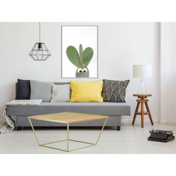 Inramad Poster / Tavla - Funny Cactus III