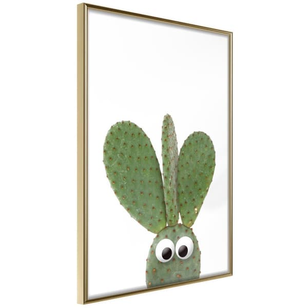 Inramad Poster / Tavla - Funny Cactus III