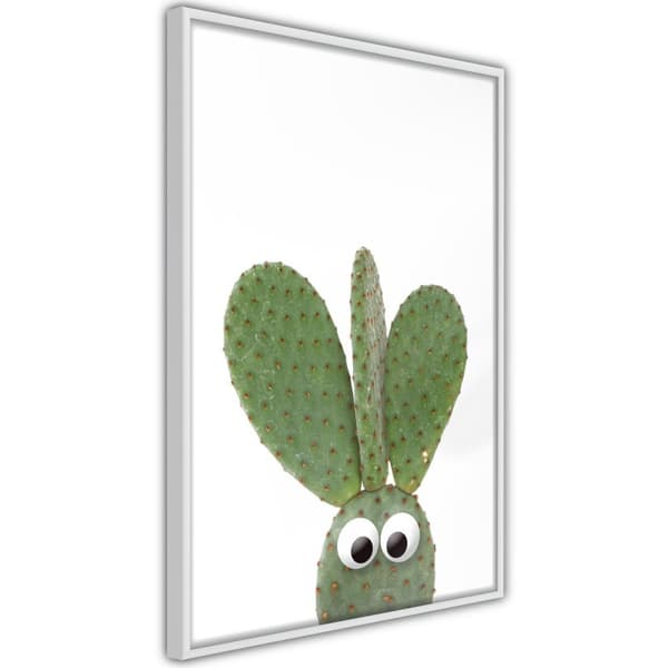 Inramad Poster / Tavla - Funny Cactus III