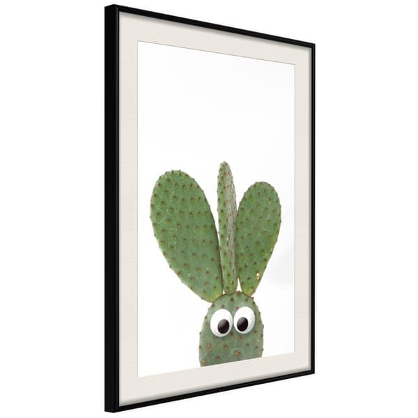 Inramad Poster / Tavla - Funny Cactus III