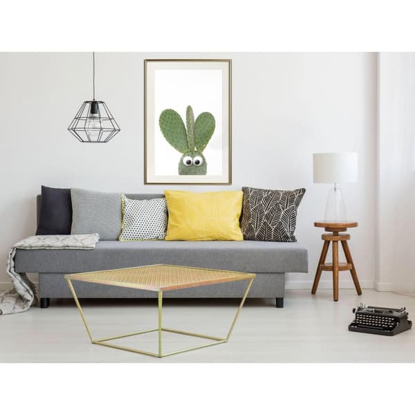 Inramad Poster / Tavla - Funny Cactus III