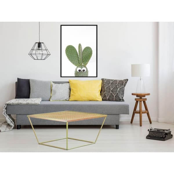 Inramad Poster / Tavla - Funny Cactus III