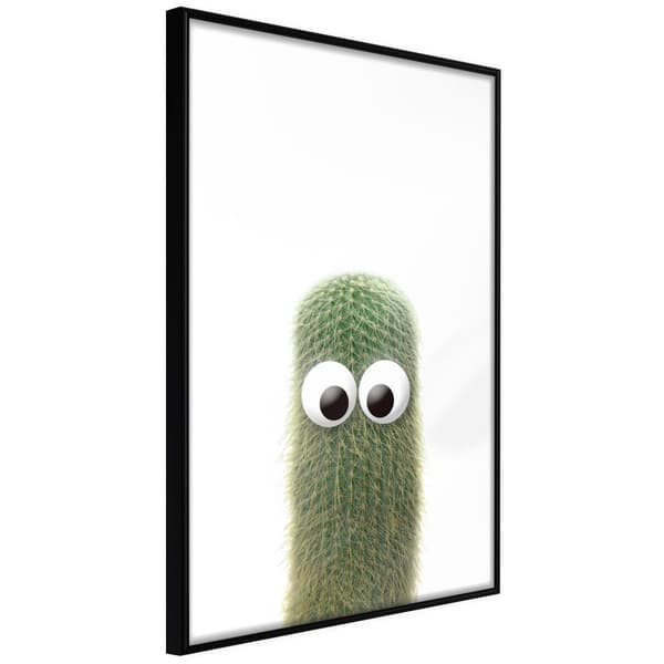 Inramad Poster / Tavla - Funny Cactus IV