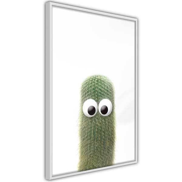 Inramad Poster / Tavla - Funny Cactus IV