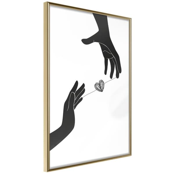 Inramad Poster / Tavla - Instant Connection