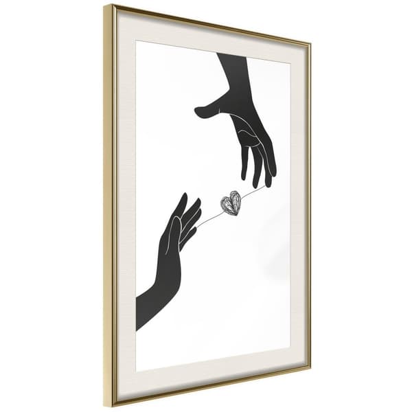 Inramad Poster / Tavla - Instant Connection