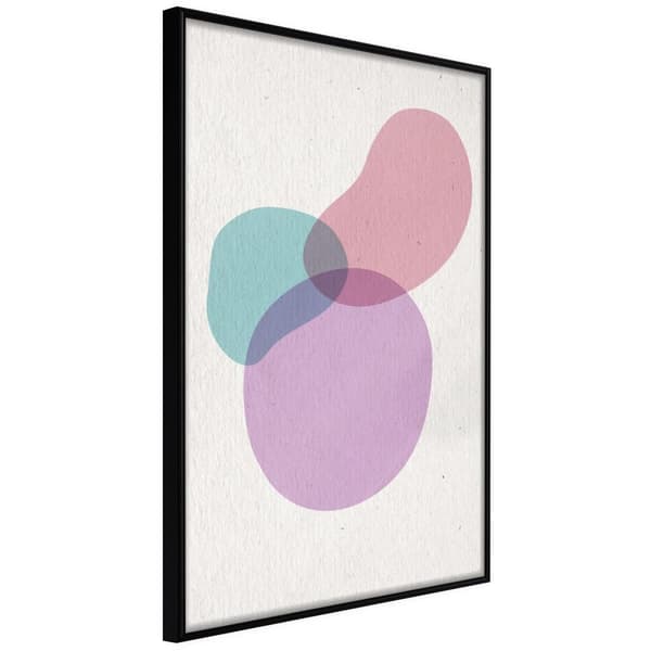 Inramad Poster / Tavla - Pastel Sets I