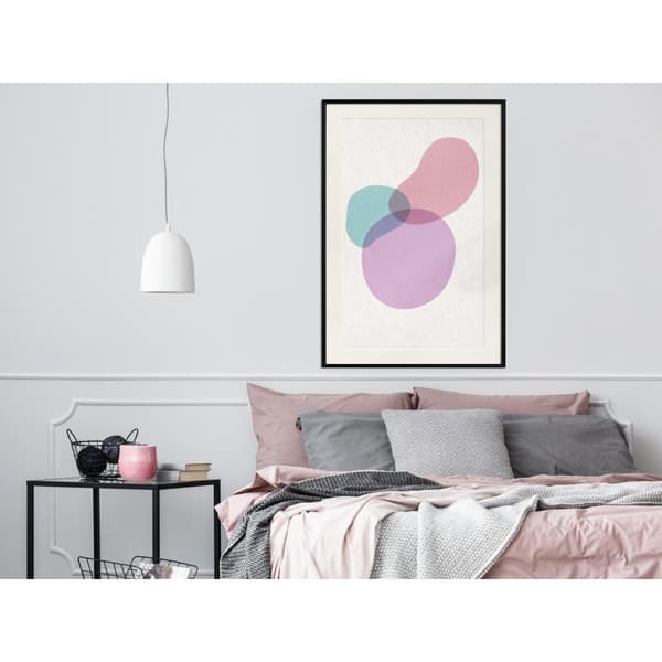 Inramad Poster / Tavla - Pastel Sets I
