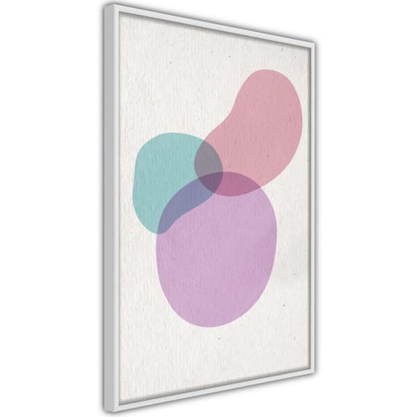 Inramad Poster / Tavla - Pastel Sets I