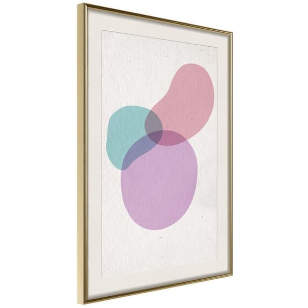 Inramad Poster / Tavla - Pastel Sets I