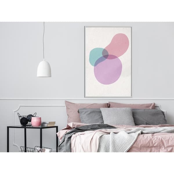 Inramad Poster / Tavla - Pastel Sets I