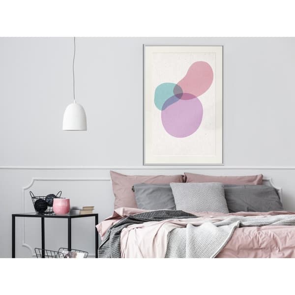 Inramad Poster / Tavla - Pastel Sets I