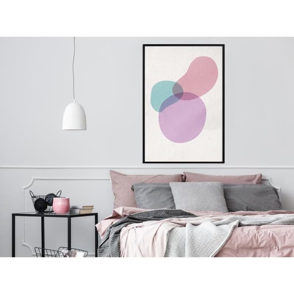 Inramad Poster / Tavla - Pastel Sets I