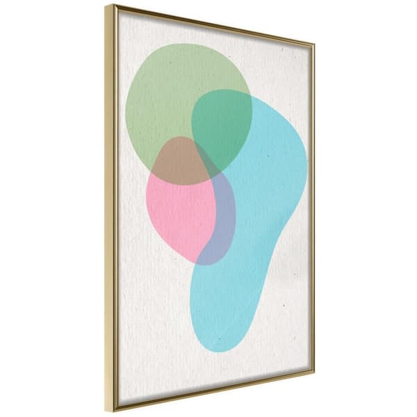 Inramad Poster / Tavla - Pastel Sets III