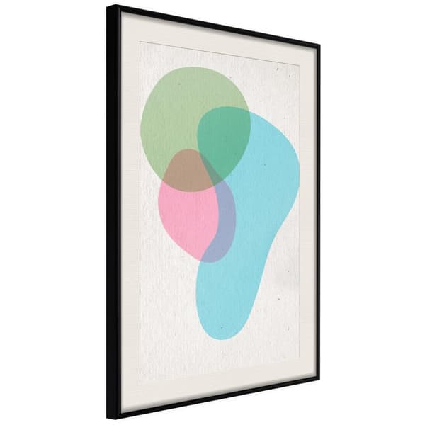 Inramad Poster / Tavla - Pastel Sets III