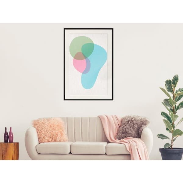 Inramad Poster / Tavla - Pastel Sets III