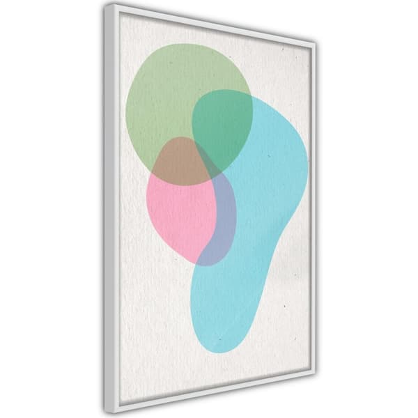 Inramad Poster / Tavla - Pastel Sets III