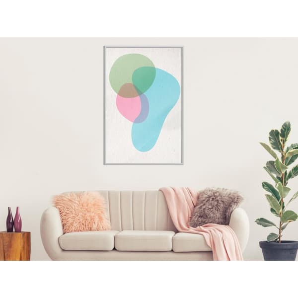 Inramad Poster / Tavla - Pastel Sets III