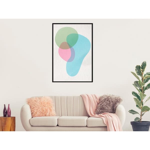 Inramad Poster / Tavla - Pastel Sets III