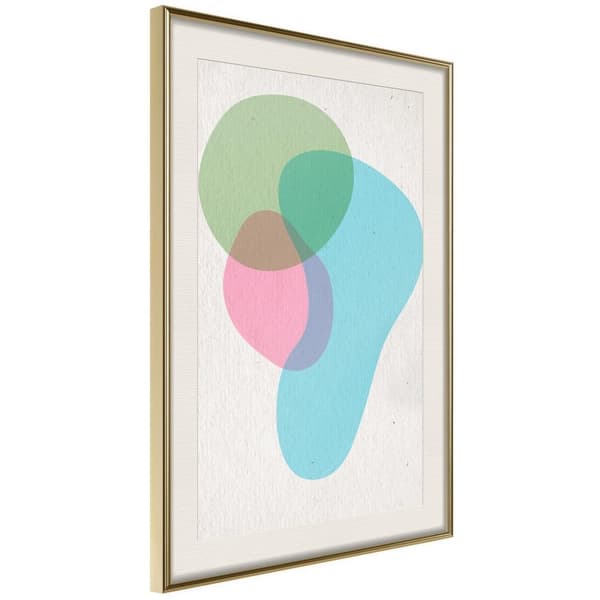 Inramad Poster / Tavla - Pastel Sets III