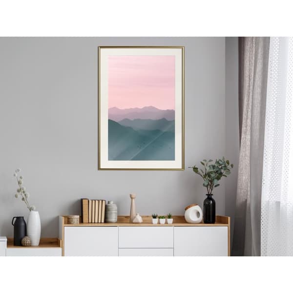 Inramad Poster / Tavla - Natural Gradient I