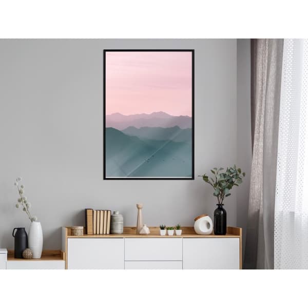 Inramad Poster / Tavla - Natural Gradient I