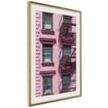 Miniatyrbild 9 av 11: Inramad Poster / Tavla - Pink Facade