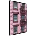 Miniatyrbild 1 av 11: Inramad Poster / Tavla - Pink Facade
