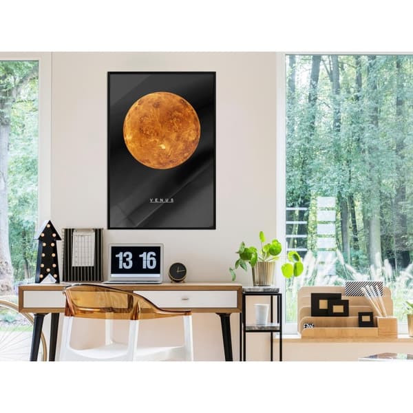 Inramad Poster / Tavla - The Solar System: Venus