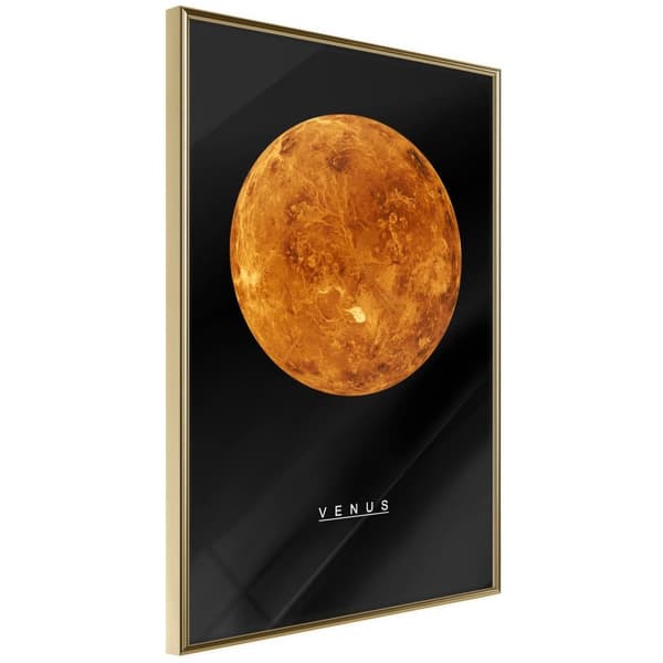 Inramad Poster / Tavla - The Solar System: Venus