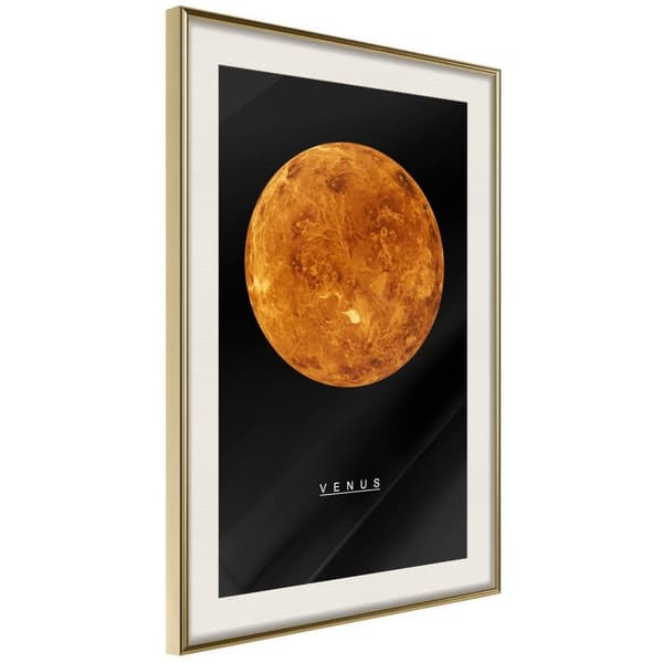 Inramad Poster / Tavla - The Solar System: Venus