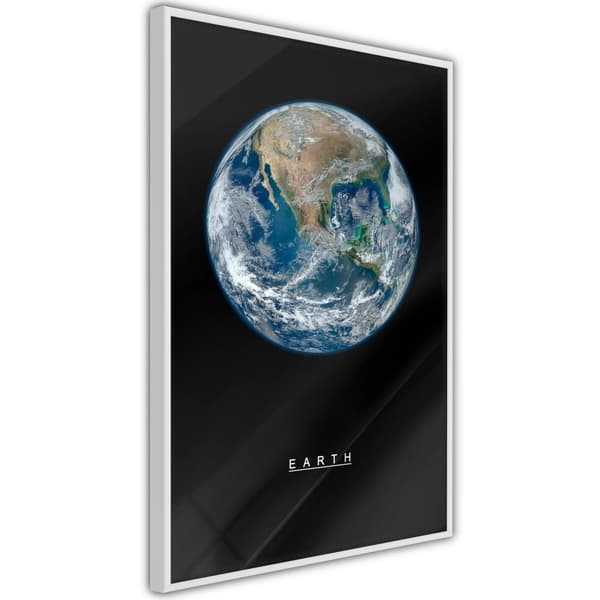 Inramad Poster / Tavla - The Solar System: Earth