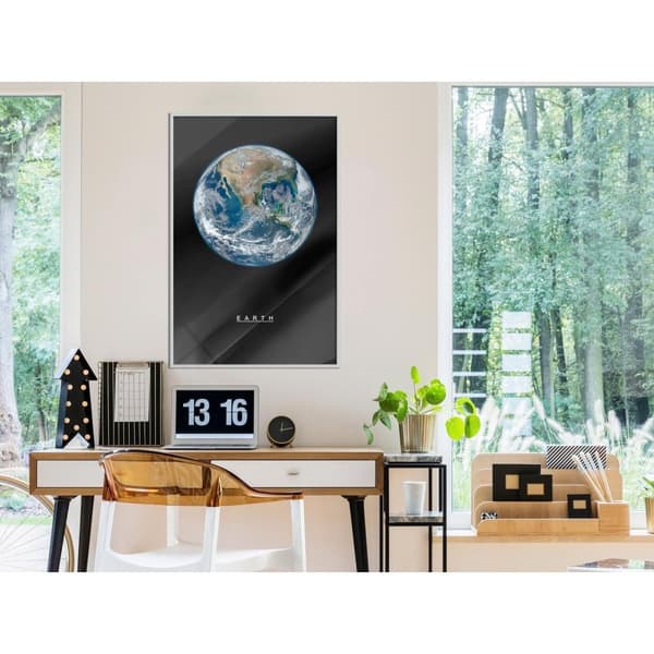 Inramad Poster / Tavla - The Solar System: Earth