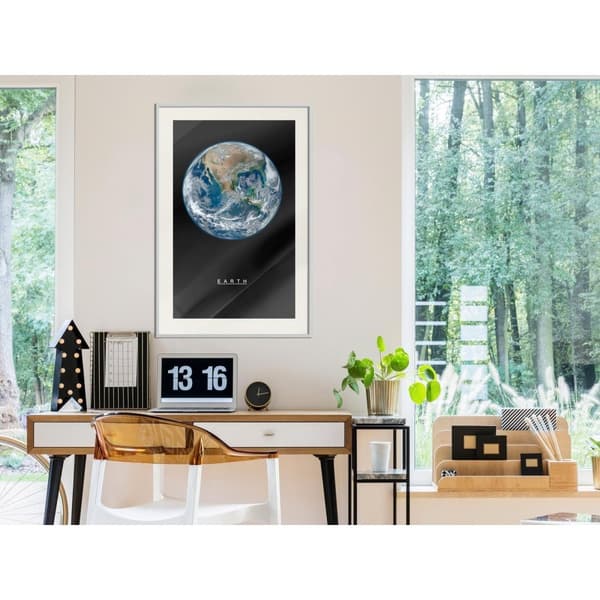 Inramad Poster / Tavla - The Solar System: Earth