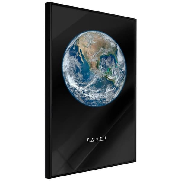 Inramad Poster / Tavla - The Solar System: Earth