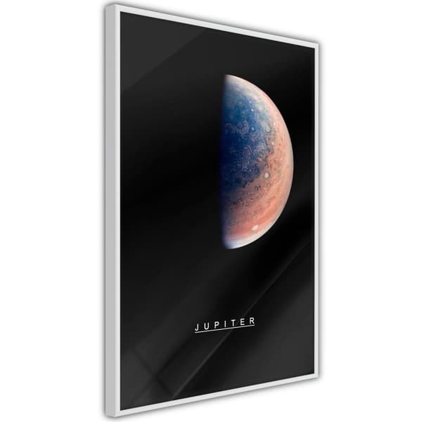 Inramad Poster / Tavla - The Solar System: Jupiter