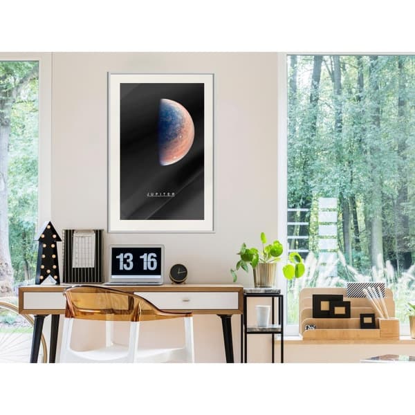 Inramad Poster / Tavla - The Solar System: Jupiter