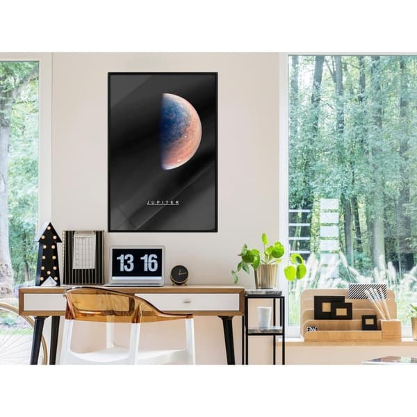 Inramad Poster / Tavla - The Solar System: Jupiter
